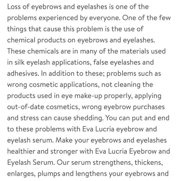 EVA LUCRIA Eyelash Growth Serum and Eyebrow Enhancer | 10ml | NWT - Picture 4 of 8